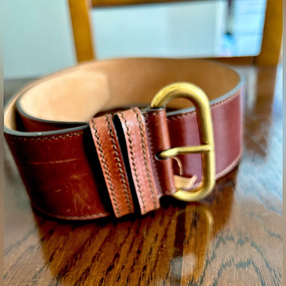 Alexander McQueen belt wide waist